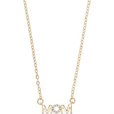 TIM OG SIMONSEN HALSKÆDE, MOM NECKLACE, GULDBELAGT