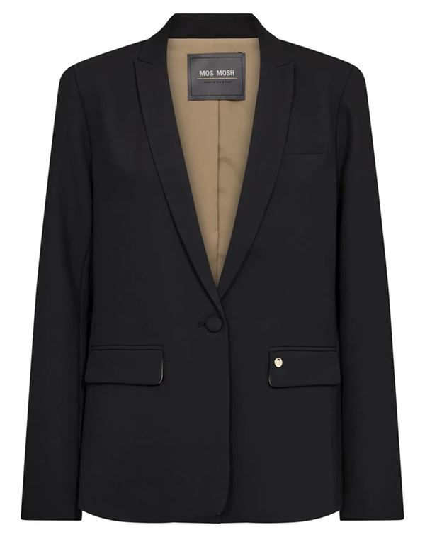 MOS MOSH BLAZER, MMPHOEBE MILEY BLAZER, BLACK