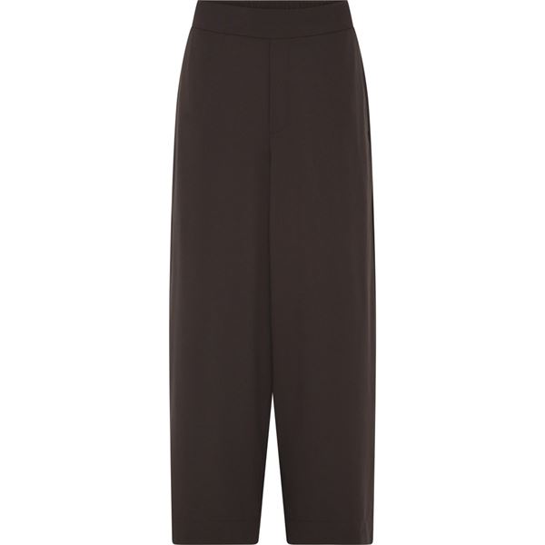 FRAU BUKSER, NEW COPENHAGEN LIGHT WOOL ANKLE PANT, CHOCOLATE TORTE