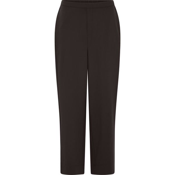 FRAU BUKSER, NEW MELBOURNE LIGHT WOOL ANKLE PANT, CHOCOLATE TORTE