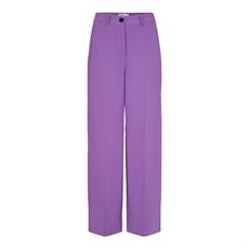 CO`COUTURE BUKSER, NEW FLASH WIDE PANT, VIOLET