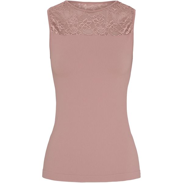 TIM OG SIMONSEN TANK TOP, NANCY RIB TOP, ROSA ANTICO