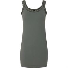 TIM OG SIMONSEN TOP, FRIDA RIB TOP PLUS, OLIVA