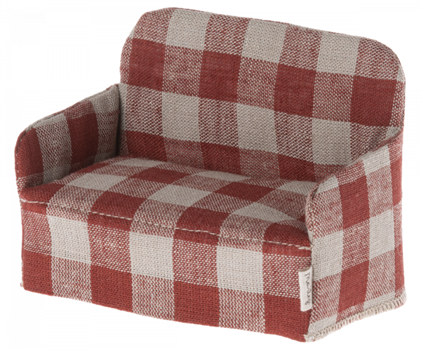 MAILEG SOFA, MUS, RØD