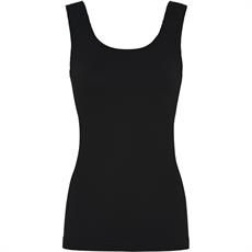 TIM OG SIMONSEN TOP, TULLE RIB TOP, BLACK