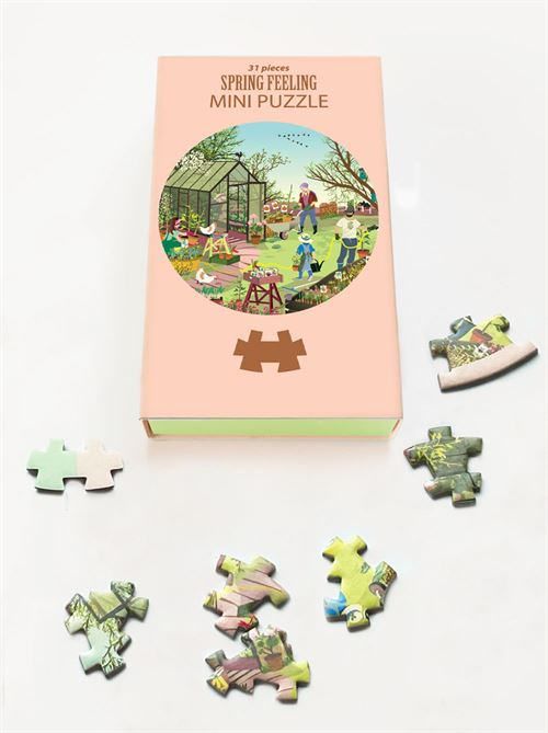VISSEVASSE MINI PUZZLE, SPRING FEELING