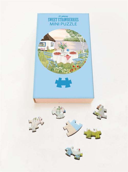 VISSEVASSE MINI PUZZLE, SWEAT STRAWBERRIES
