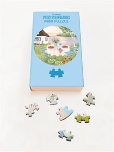 VISSEVASSE MINI PUZZLE, SWEAT STRAWBERRIES