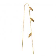 STINE A ØRERING, THREE LEAVES EARRING PIECE, GOLD