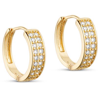 TIM OG SIMONSEN ØRERINGE, AYDA EARRING, GULDBELAGT