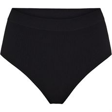 TIM OG SIMONSEN PANTIES, TULLE RIB MIDI PANTS, NERO