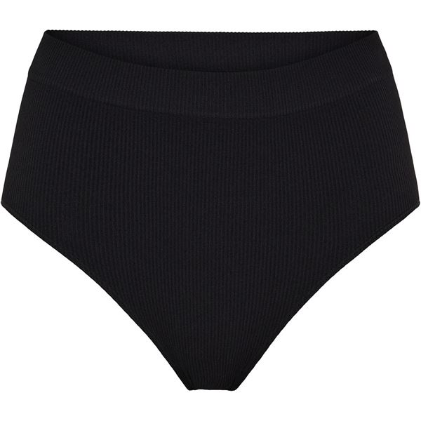TIM OG SIMONSEN PANTIES, TULLE RIB MIDI PANTS, NERO