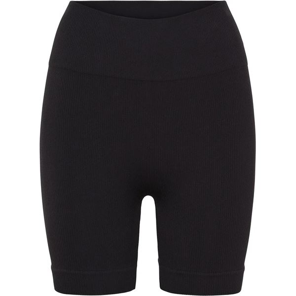 TIM OG SIMONSEN BIKE SHORTS, TULLE RIB BIKE HW, BLACK