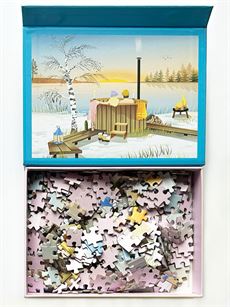 VISSEVASSE PUSLESPIL, WINTER, 300 BRIKKER