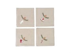 SPEEDTSBERG MUNDSERVIET JUL, SÆT M. 4 STK.