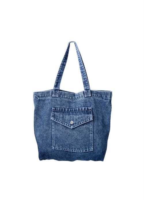 BLACK COLOUR TASKE, BCHALLE DENIM BAG, DARK DENIM