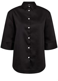 BRUUN & STENGADE SKJORTE, BS TALIA, BLACK