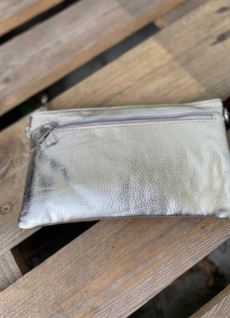 TIM OG SIMONSEN TASKE, BETTY SMALL BAG, MAT GOLD/SILVER