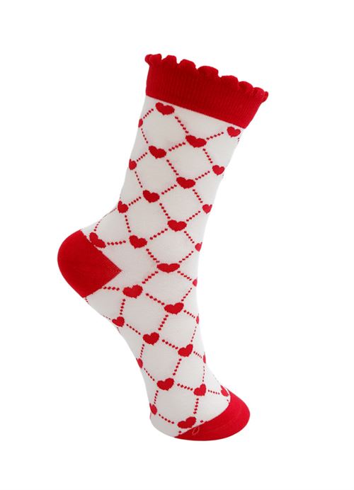 BLACK COLOUR STRØMPER, BCJACQUELINE SOCK, RED HEART