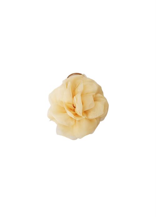 BLACK COLOUR HÅRKLEMME, BCGLASSY FLOWER HAIR CLAW, YELLOW