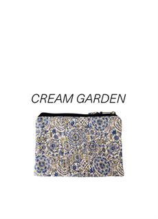 BLACK COLOUR KOSMETIKPUNG, BCLUNA COSMETIC POUCH, CREAM GARDEN