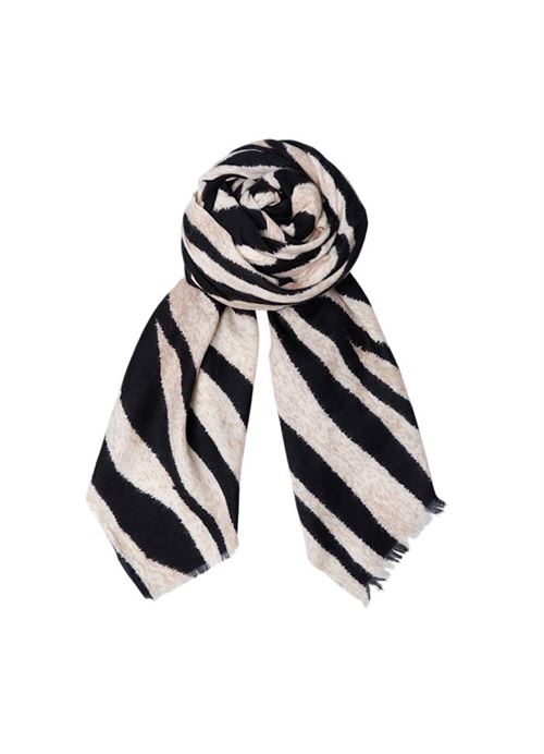 BLACK COLOUR TØRKLÆDE, BCALVIDA WINTER SCARF, CREME