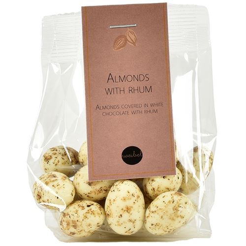 WEIBEL CHOKOLADEMANDLER MED ROM LILLE TOP 75 GR