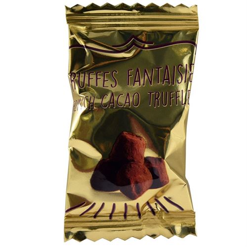 WEIBEL CACAOPUDREDE TRØFLER, 8 STK 73 GR