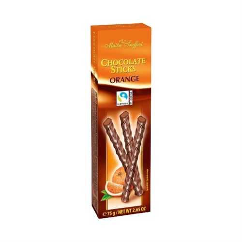 CHOKOLADESTÆNGER, ORANGESMAG, 75 GRAM