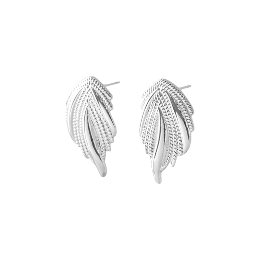 FRIIHOF SIIG ØRERINGE, CHRIS LEAF EARRINGS, SØLVBELAGT