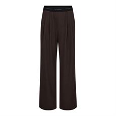 CO`COUTURE BUKSER, ALINICC LOGO PANT, DARK BROWN