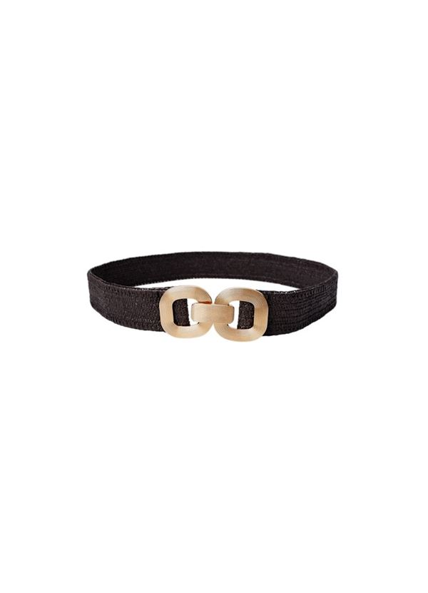BLACK COLOUR BÆLTE, BCHEATH JUTE BELT, COFFEE