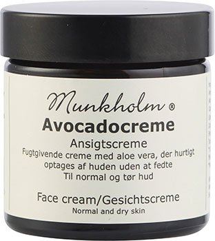MUNKHOLM ANSIGTSCREME, AVOCADOCREME