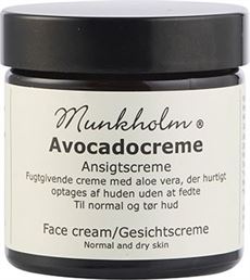 MUNKHOLM ANSIGTSCREME, AVOCADOCREME