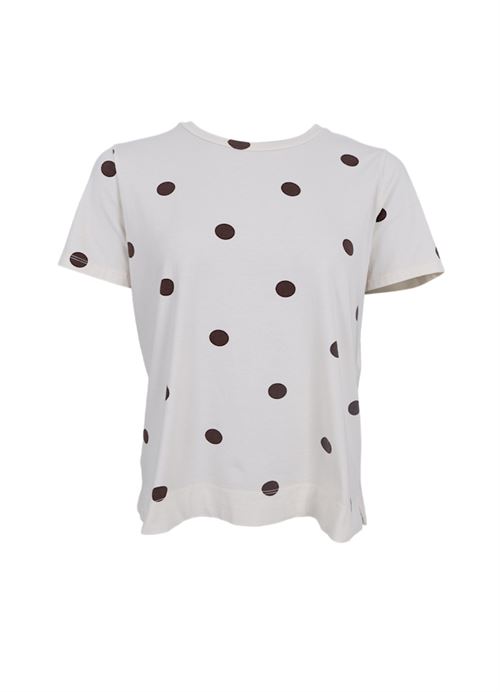 BLACK COLOUR T-SHIRT, BCZELDA S/S T-SHIRT, COFFEE DOT