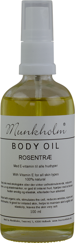 MUNKHOLM BODY OIL, ROSENTRÆ