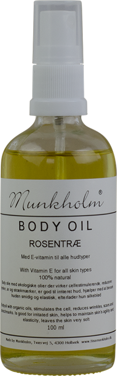 MUNKHOLM BODY OIL, ROSENTRÆ