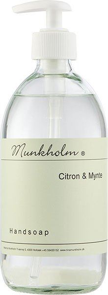 MUNKHOLM FLYDENDE SÆBE, CITRON & PEBERMYNTE
