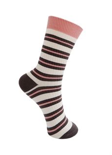BLACK COLOUR STRØMPER, BCBRENDA SOCK, SOFT PINK/BROWN