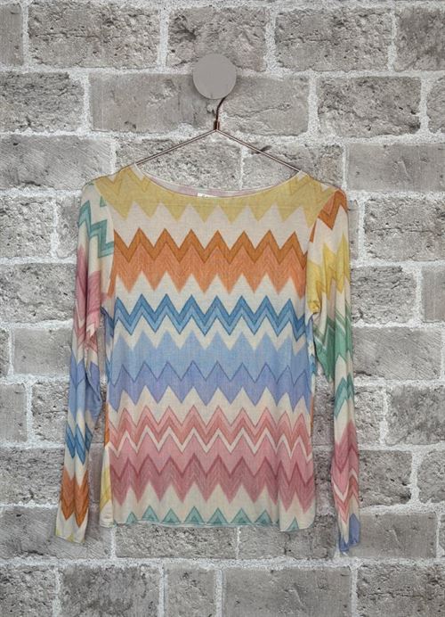 CABANA LIVING BLUSE, ZIG ZAG CASH, ROSA