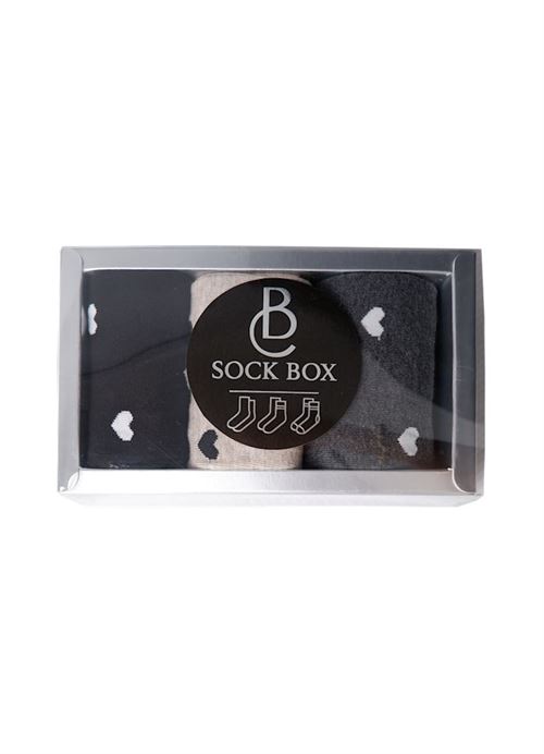 BLACK COLOUR STRØMPER, BCSOCK BOX, LOVE BOX