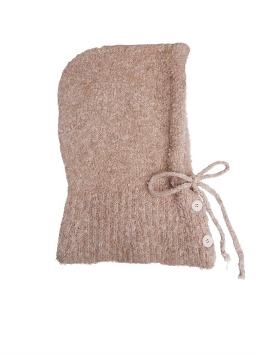 BLACK COLOUR BALACLAVA HAT, BCWILLOW BALACLAVA HAT, CREME