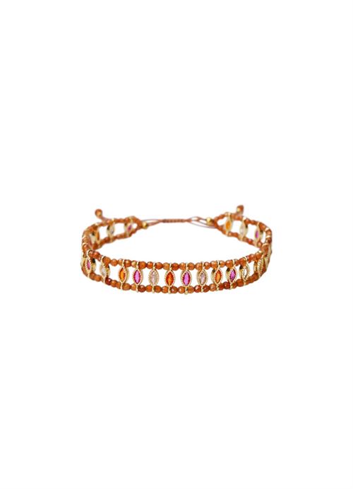 BLACK COLOUR ARMBÅND, BCGERALDINE BRACELET, COFFEE