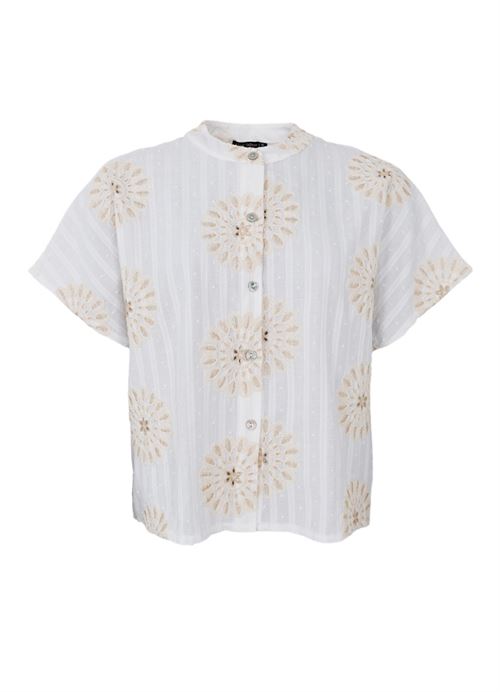 BLACK COLOUR BLUSE, BCBLANCA LOOSE SHIRT, CREME