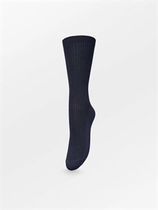 BECK SØNDERGAARD STRØMPER, TELMA SOLID SOCK, NIGHT SKY