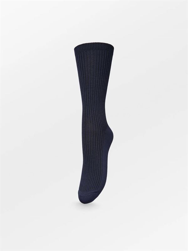 BECK SØNDERGAARD STRØMPER, TELMA SOLID SOCK, NIGHT SKY