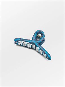 BECK SØNDERGAARD HÅRKLEMME, LUSTER BOW HAIR CLAW, MOSAIC BLUE