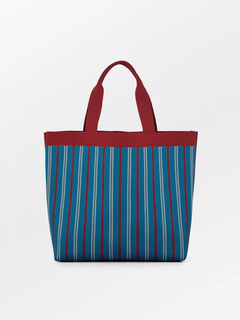 BECK SØNDERGAARD TASKE, INTERLOCK LILIAN BAG, MOSAIC BLUE