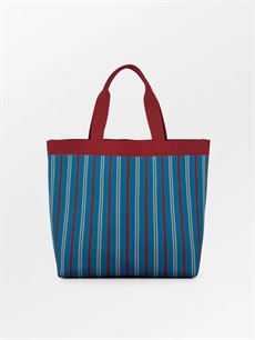 BECK SØNDERGAARD TASKE, INTERLOCK LILIAN BAG, MOSAIC BLUE