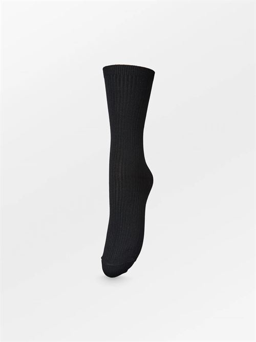 BECK SØNDERGAARD STRØMPER, TELMA SOLID SOCK, BLACK